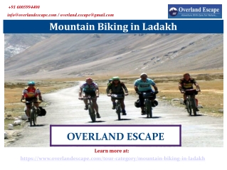 Mountain Biking in Ladakh