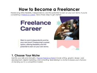 how to become a freelancer freelancing offers