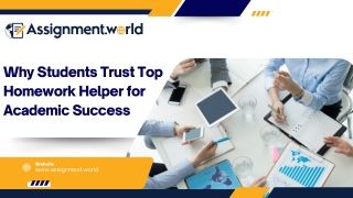 Why Students Trust Top Homework Helper for Academic Success