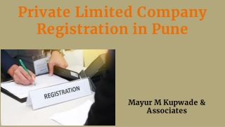 How to Register a Private Limited Company in Pune?