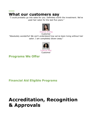 master esthetician course