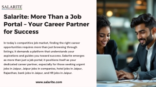 Salarite More Than a Job Portal – Your Career Partner for Successed.pptx