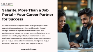 Salarite More Than a Job Portal – Your Career Partner for Successed.pdf