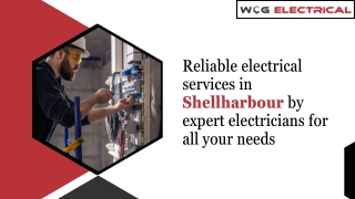 Reliable electrical services in Shellharbour by expert electricians for all your needs