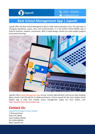 Best School Management App