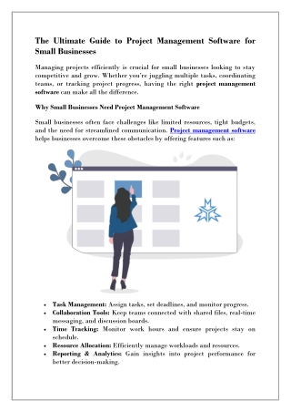 Small Business Project Management Made Easy