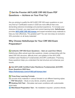 Authentic CRF-002 Dumps – Retrieve Now