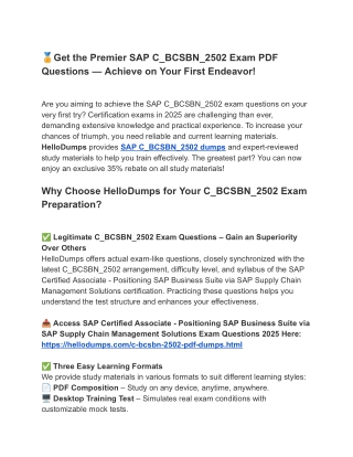 get the premier sap c bcsbn 2502 exam