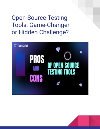 open source testing tools game changer or hidden