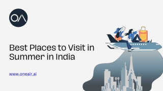 Best Places to Visit in Summer in India
