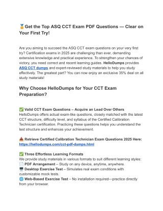 get the top asq cct exam pdf questions clear