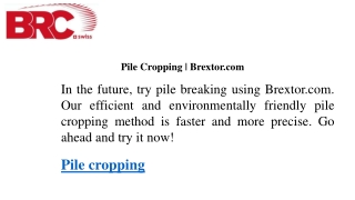 Pile Cropping  Brextor.com