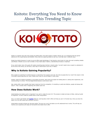 Koitoto (2)