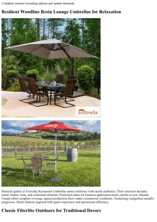 Insect-Deterring Omega Umbrella for Pest-Free Enjoyment