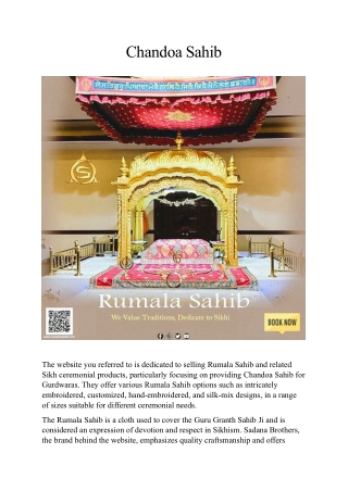 Chandoa Sahib
