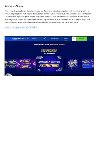 Agence les Pirates