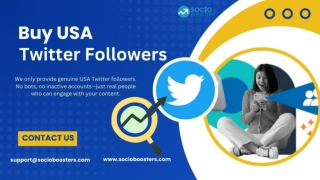 Buy USA Twitter Followers - SocioBoosters