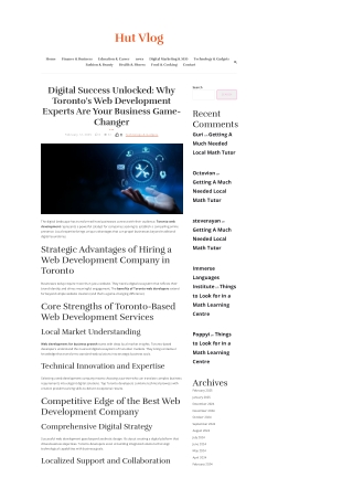 Digital Success Unlocked Why Toronto’s Web Development Experts Are Your Business Game-Changer