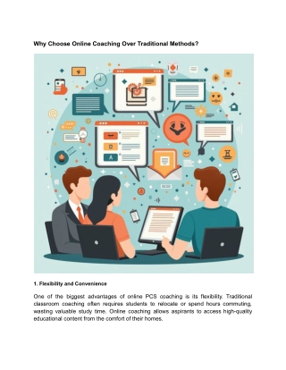 why choose online coaching over traditional