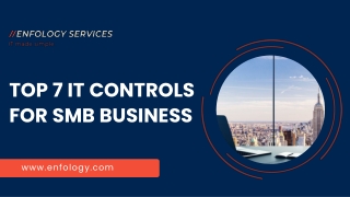 Top 7 IT Controls for SMB Business