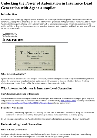 unlocking the power of automation in insurance