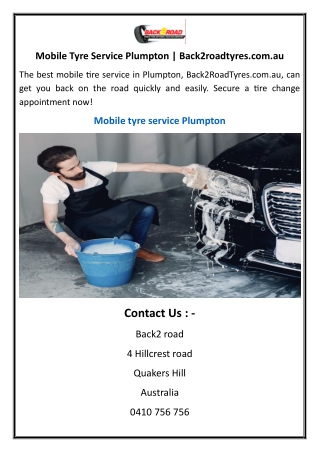mobile tyre service plumpton back2roadtyres com au