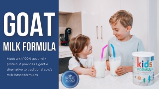 made with 100 goat milk