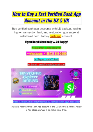 how to buy a fast verified cash app account