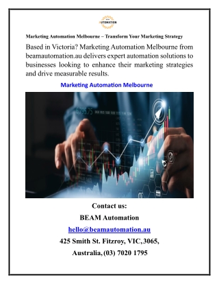 Marketing Automation Melbourne – Transform Your Marketing Strategy