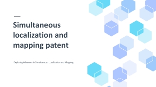 Simultaneous localization and mapping patent