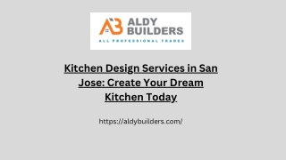 Kitchen Design Services in San Jose Create Your Dream Kitchen Today