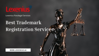Best Trademark Registration Services - Lexenius Paralegal Services