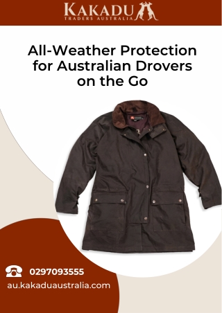 All-Weather Protection for Australian Drovers on the Go