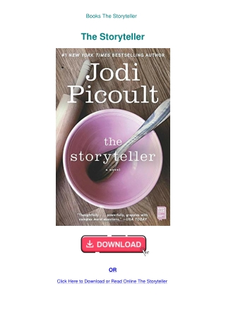 Books The Storyteller