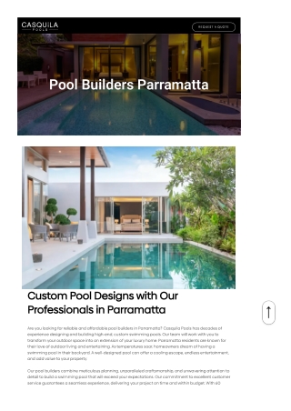 Pool Builders Parramatta