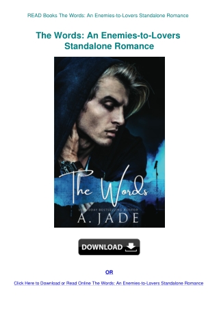 READ Books The Words An Enemies-to-Lovers Standalone Romance