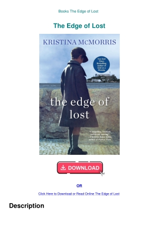 Books The Edge of Lost