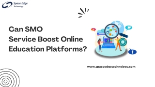 can smo service boost online education platforms