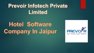 prevoir infotech private limited