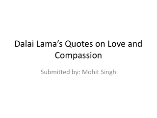 dalai lama s quotes on love and compassion