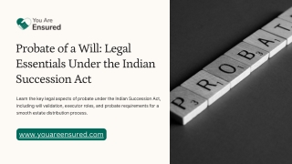 probate of a will legal essentials under