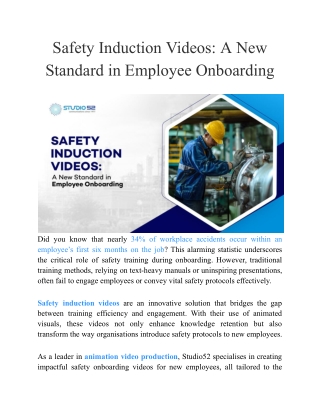 Safety Induction Videos_ A New Standard in Employee Onboarding