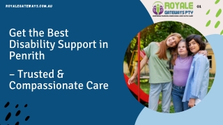 Get the Best Disability Support in Penrith – Trusted & Compassionate Care
