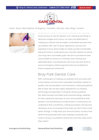 Dentist Bray Park