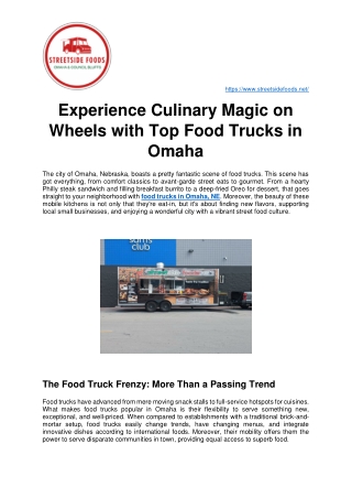 Experience Culinary Magic on Wheels with Top Food Trucks in Omaha