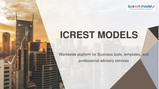 Icrest Models – Global Marketplace for Financial Models, Business Plans & Advisory Services