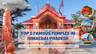 Top 5 Famous Temples in Himachal Pradesh