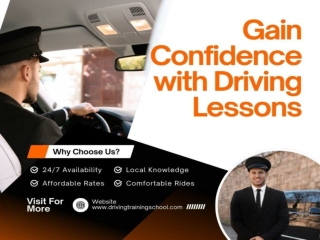 Gain Confidence with Driving Lessons