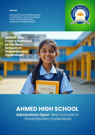 Unlock Your Child’s Potential at the Best Schools in Shastripuram Hyderabad