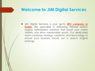 Boost Your Website Rankings with JIM Digital Services